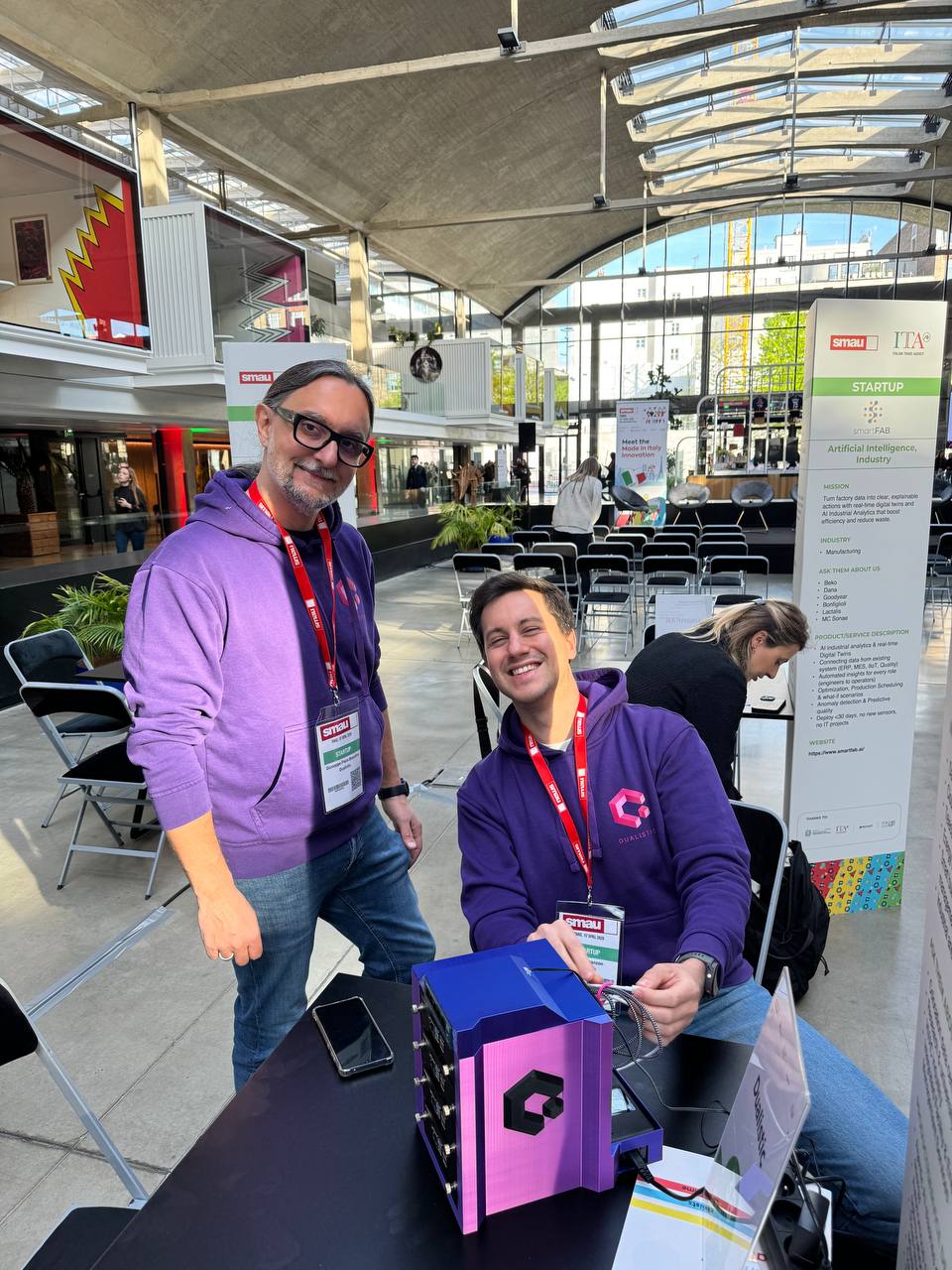 Dualistic team at SMAU Paris